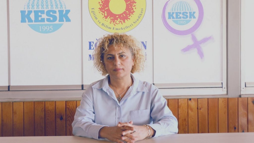 KESK Eş Genel Başkanı Ayfer Koçak